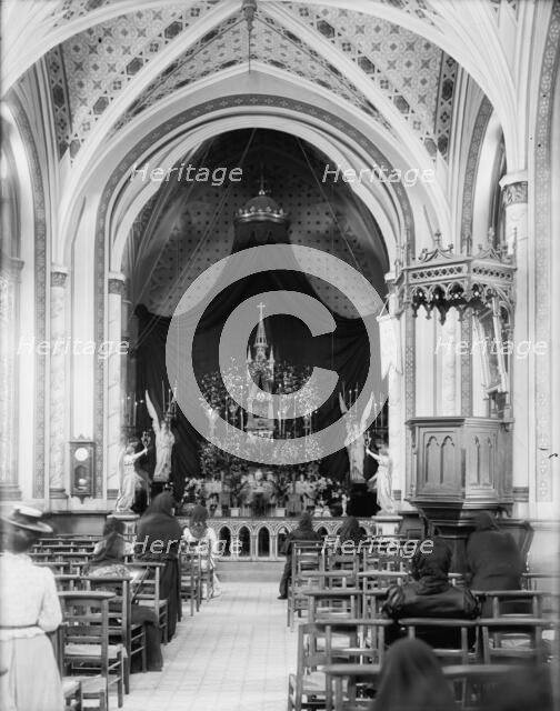 Altar in Santa Capilla, Caracas, Venezuela, between 1900 and 1906. Creator: Unknown.