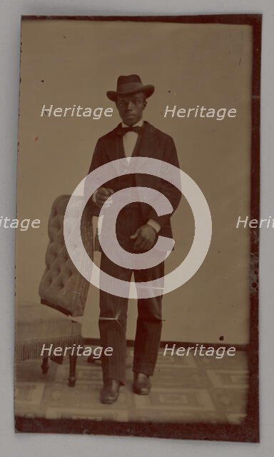 Untitled (Portrait of a Standing Man), 1880. Creator: Unknown.
