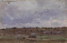 Landscape with Croft, 1886. Creator: Eero Jarnefelt.