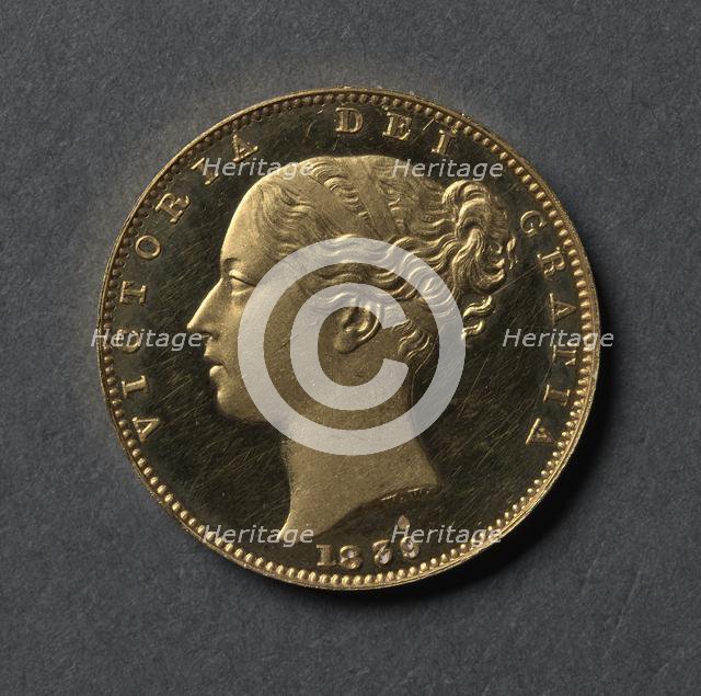 Sovereign , 1839. Creator: William Wyon (British).