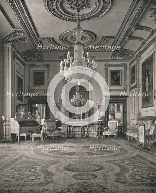 'The White Drawing Room, Windsor Castle', 1927. Artist: Unknown.