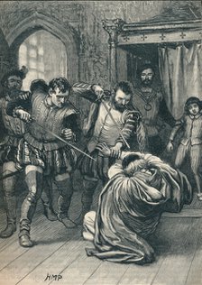 The assassination of Cardinal Beaton, 1546 (1905).  Artist: Unknown.