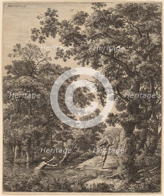 Landscape with Alpheus and Arethusa. Creator: Anthonie Waterloo.