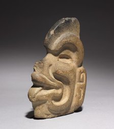 Head-Shaped Hacha, 400-950. Creator: Unknown.