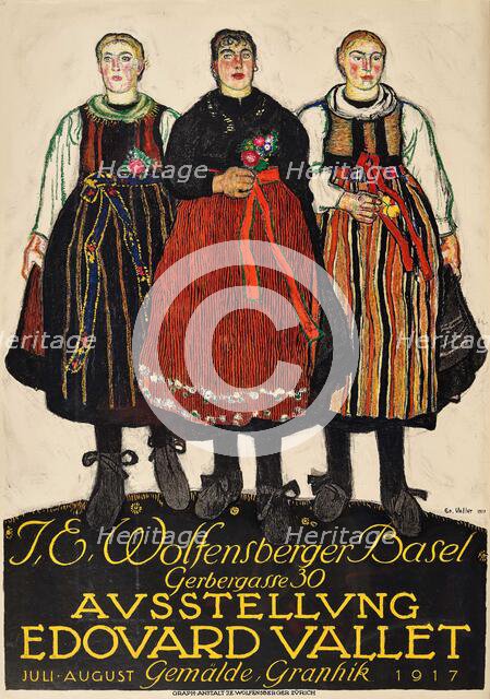 Edouard Vallet Exhibition, 1917. Creator: Vallet; Édouard (1876-1929).