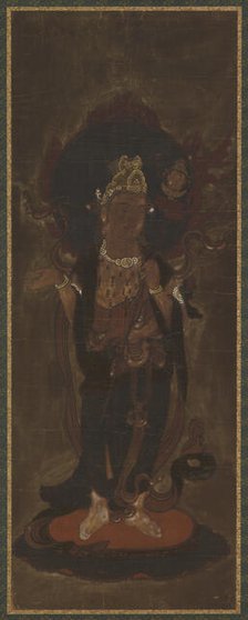 One of the twelve deva: Emma-ten (Yama or Suyama-deva?), late 15th-early 16th century. Creator: Unknown.