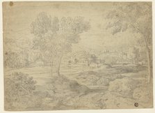 Italianate Landscape with Buildings, n.d. Creator: Unknown.