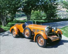 1924 Hispano Suiza tulip wood h6c. Artist: Unknown.