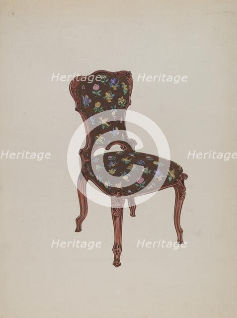 Chair, c. 1936. Creator: Florence Huston.