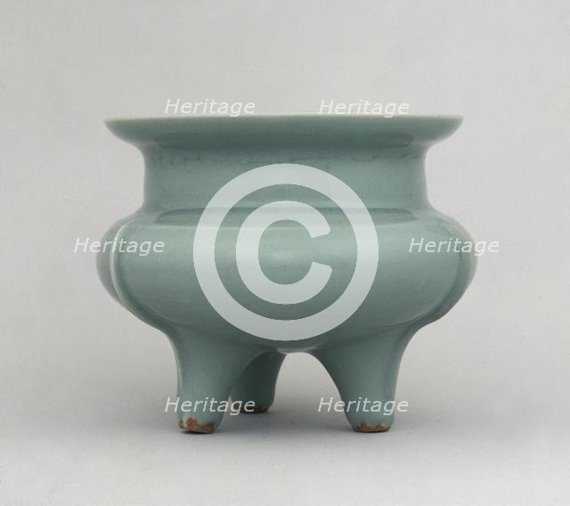 Incense Burner in the Form of Archaic Li: Longquan Ware, 13th Century. Creator: Unknown.
