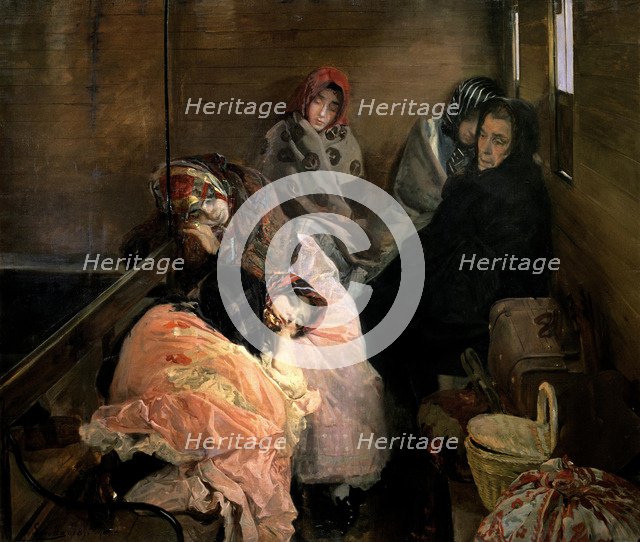  'White slave trade', Joaquín Sorolla Oil.