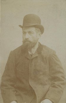 Crespin. Joseph. 40 ans, né à Roquesteron (Alpes-Maritimes). Employé de banque. 25/3/93., 1893. Creator: Alphonse Bertillon.
