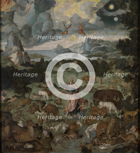 The Creation of the World and the Garden of Eden, 1560. Creator: Anon.