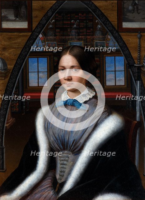 Portrait of Natalia Nikolaevna Korsakova, ca. 1849. Artist: Anonymous  