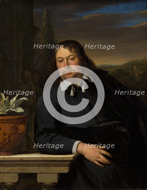 Portrait of Florentius Schuyl (1619-1669). Creator: Frans van Mieris I.