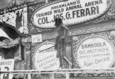 Coney Island, A Free Show, between c1910 and c1915. Creator: Bain News Service.