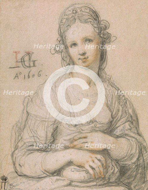 Courtesan, 1606. Artist: Goltzius, Hendrick (1558-1617)