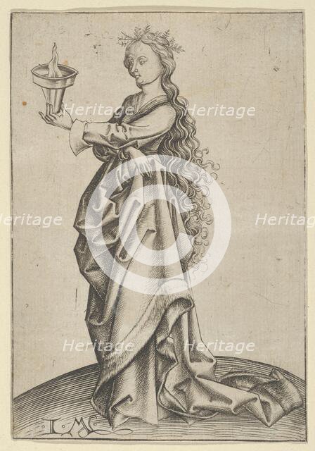 The Third Wise Virgin, ca. 1450-1503. Creator: Israhel van Meckenem.