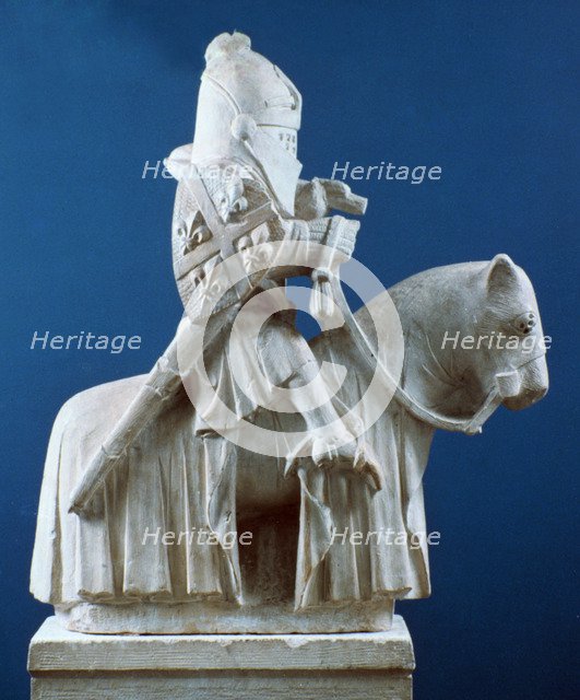 Medieval cavalier, 16th century. Artist: Domingos Joanes