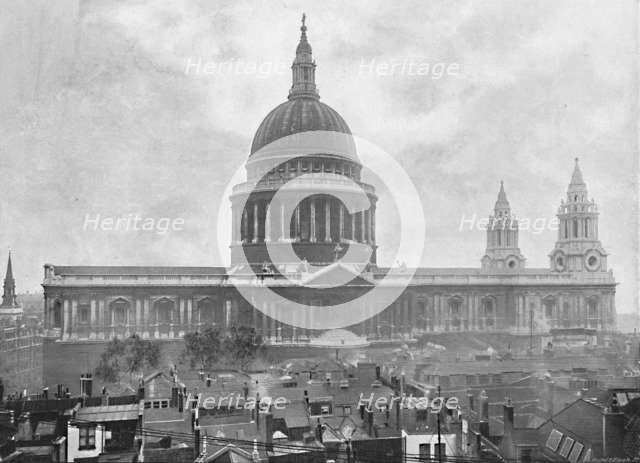 'St. Paul's Cathedral', c1896. Artist: Unknown.