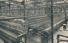 'General View of Spinning-room', c1917. Artist: Unknown.