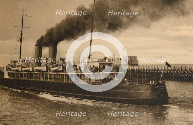 'The Mail-Steamer Stad Antwerpen',  c1928. Artist: Unknown.