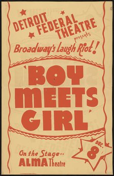 Boy Meets Girl, Detroit, [193-]. Creator: Unknown.