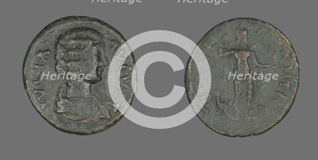 Coin Portraying Julia Domna, 193-217. Creator: Unknown.