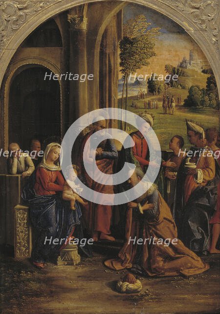 The Adoration of the Kings, 1522-1525. Creators: Ortolano, Benvenuto Tisi da Garofalo.