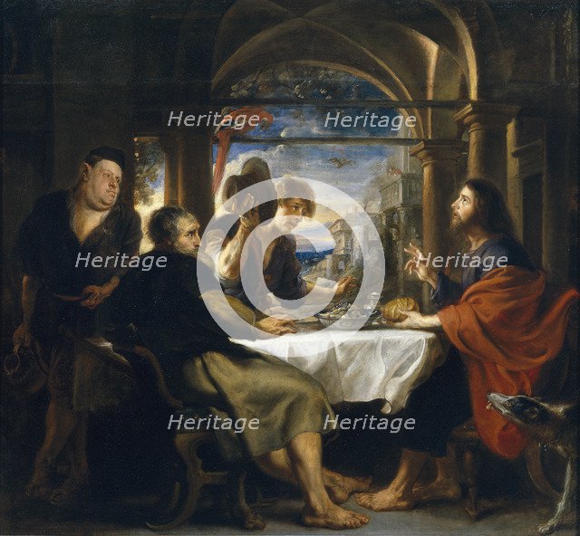 The Supper at Emmaus, 1638. Artist: Rubens, Pieter Paul (1577-1640)
