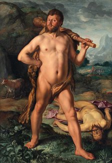 Hercules and Cacus, 1613. Creator: Goltzius, Hendrick (1558-1617).