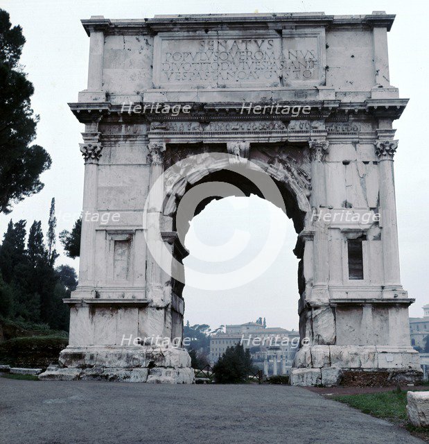 Arch of the Emperor Titus, 1st century. Artist: Unknown