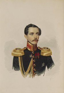 Portrait of Mikhail Vasilyevich Pashkov (1802-1863), 1838. Artist: Klünder, Alexander Ivanovich (1802-1875)