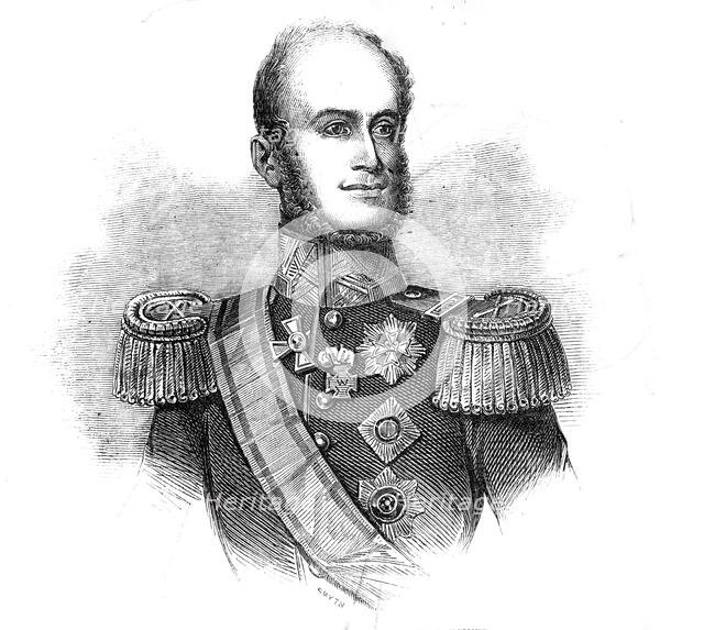 His Majesty the King of Holland, drawn by Baugniet, 1845. Creator: Unknown.