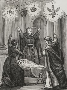 Auguries and predictions on the birth of Ferdinand, Prince of Asturias, 1784, (1851).  Creator: Unknown.