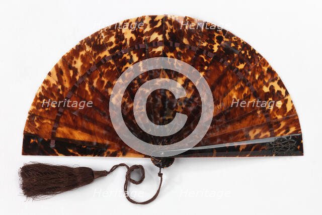 Brisé fan, probably French, 1875-89. Creator: Unknown.