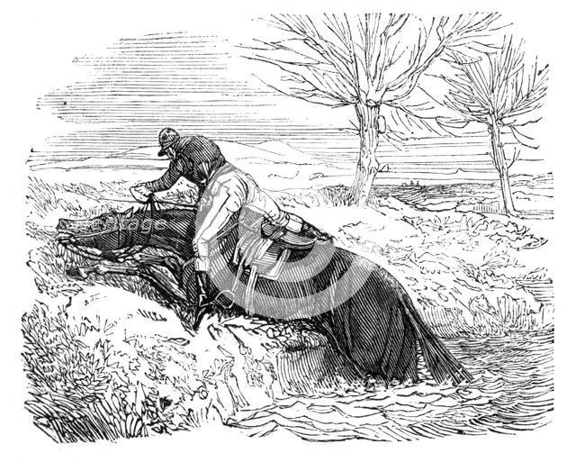 Dead beat, 1844. Creator: Unknown.