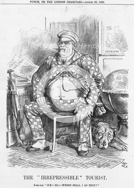 'The Irrepressible Tourist', 1885. Artist: Joseph Swain