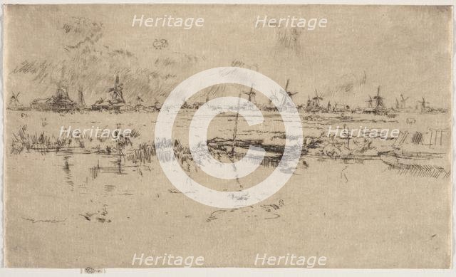 Zaandam. Creator: James McNeill Whistler (American, 1834-1903).