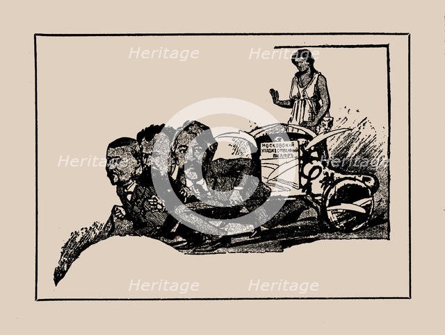 Moscow Art Theater Troika, 1902. Creator: Unknown artist.