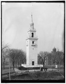 Evacuation Monument, Dorchester Heights, Mass., between 1900 and 1906. Creator: Unknown.