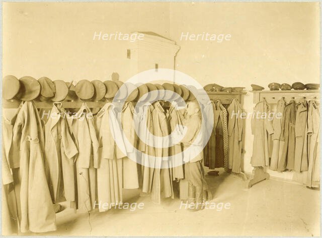 Ground floor of the main building. Changing room, 1898. Creator: Unknown.