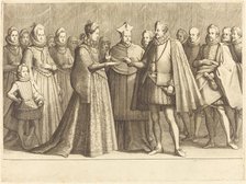 The Marriage of Ferdinando and Christine of Lorraine, c. 1614. Creator: Jacques Callot.
