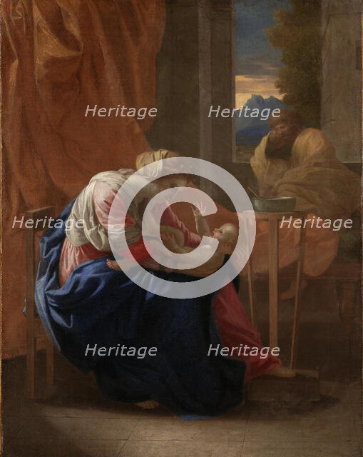 The Holy Family, 1641. Creator: Nicolas Poussin.