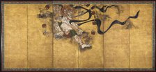 God of Thunder (Raijin), mid-1600s. Creator: Tawaraya S?tatsu (Japanese, died c. 1640), workshop of.