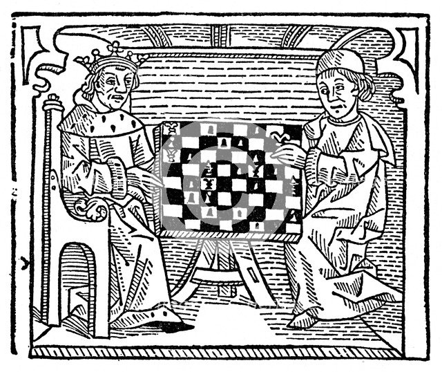 Game and play of chess, 1474 (1956). Artist: Unknown