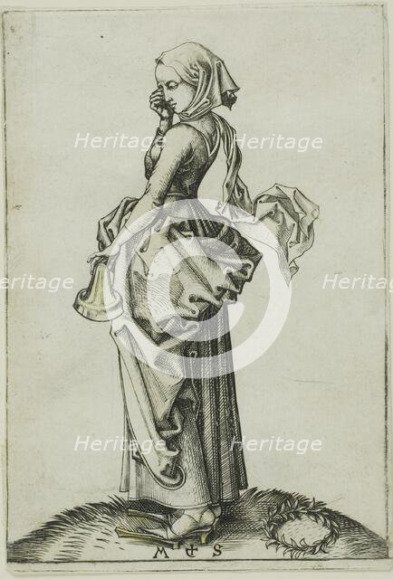 The Fifth Foolish Virgin, n.d. Creator: Martin Schongauer.