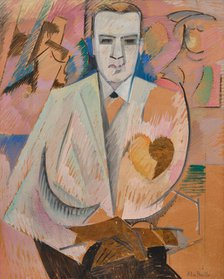 Study for: The Man with a Heart of Gold. Portrait of Werner Reinhart. Creator: Bailly, Alice (1872-1938).