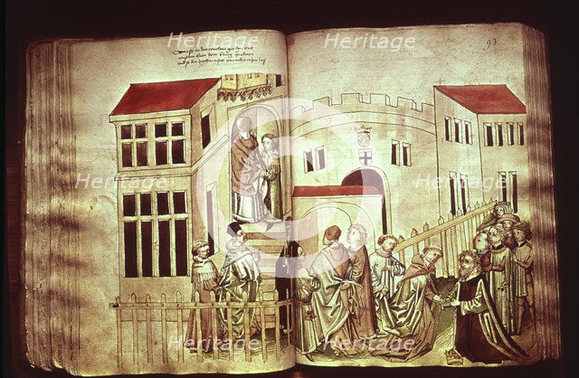 Illustration of the 'Bible' of the Council of Trent (1545 - 1563).