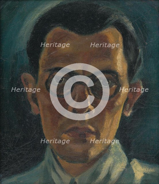 Self-Portrait, 1932. Creator: Mikulas Galanda.